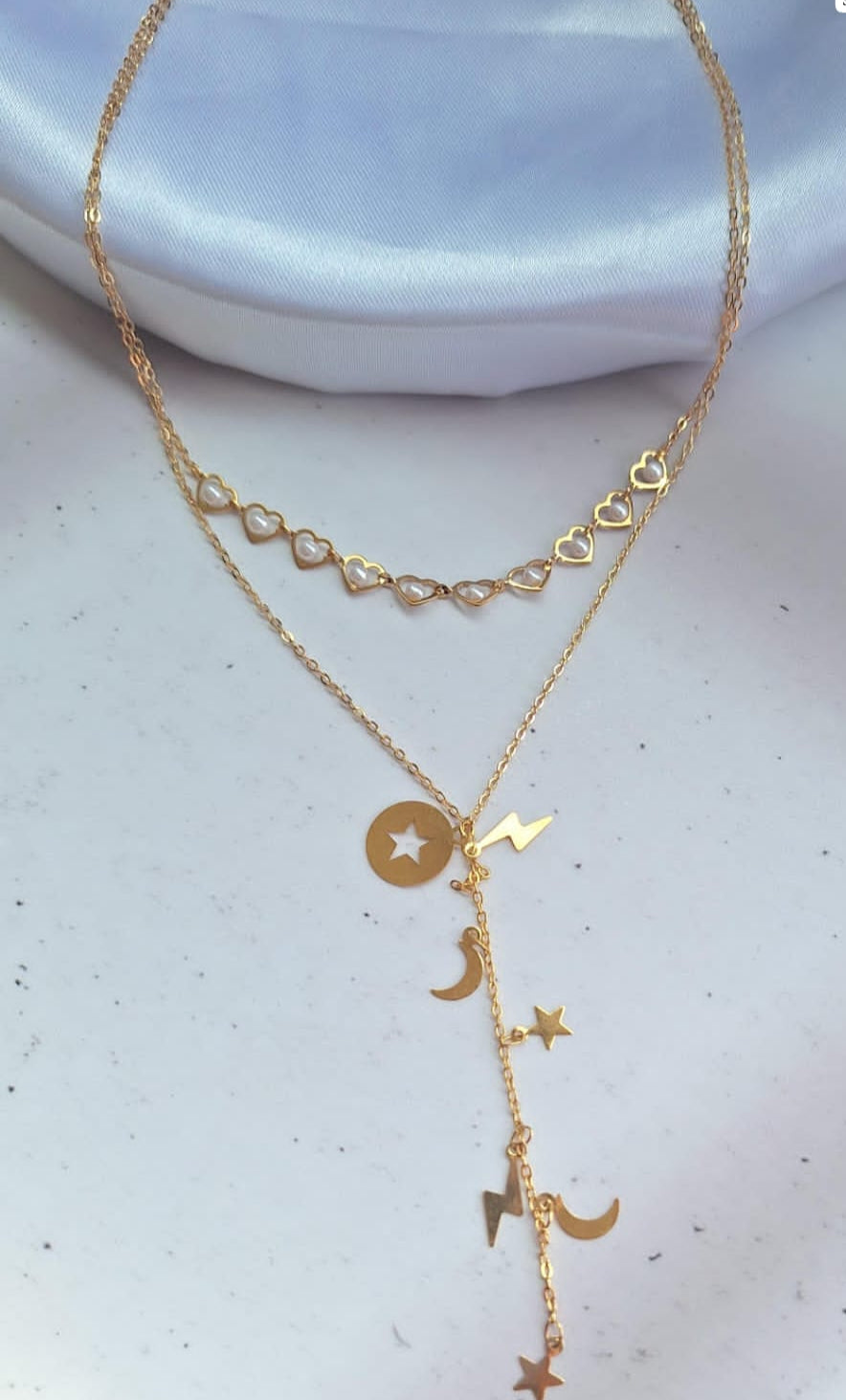 Collar Corazones