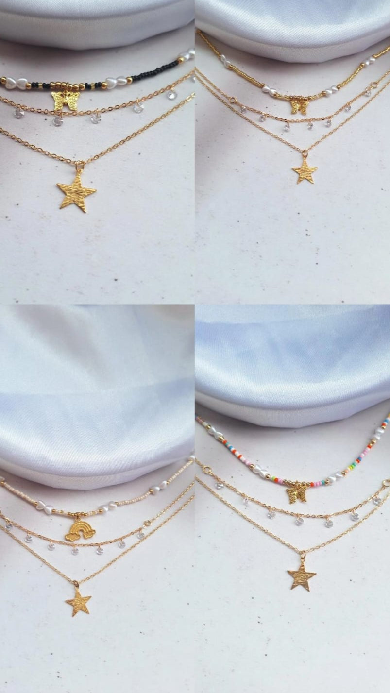 Collar Triple Cadena